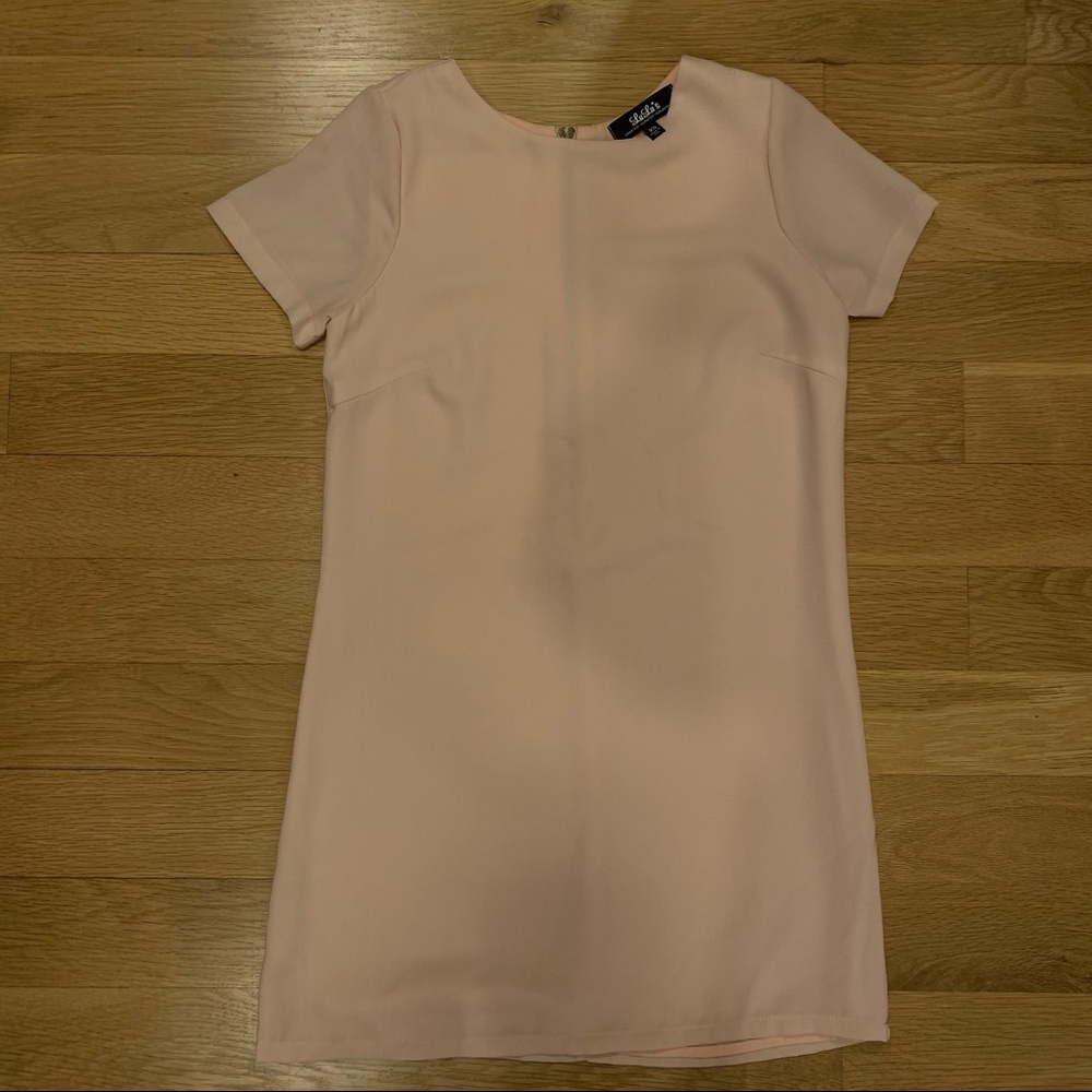 Lulus soft pink shift dress
